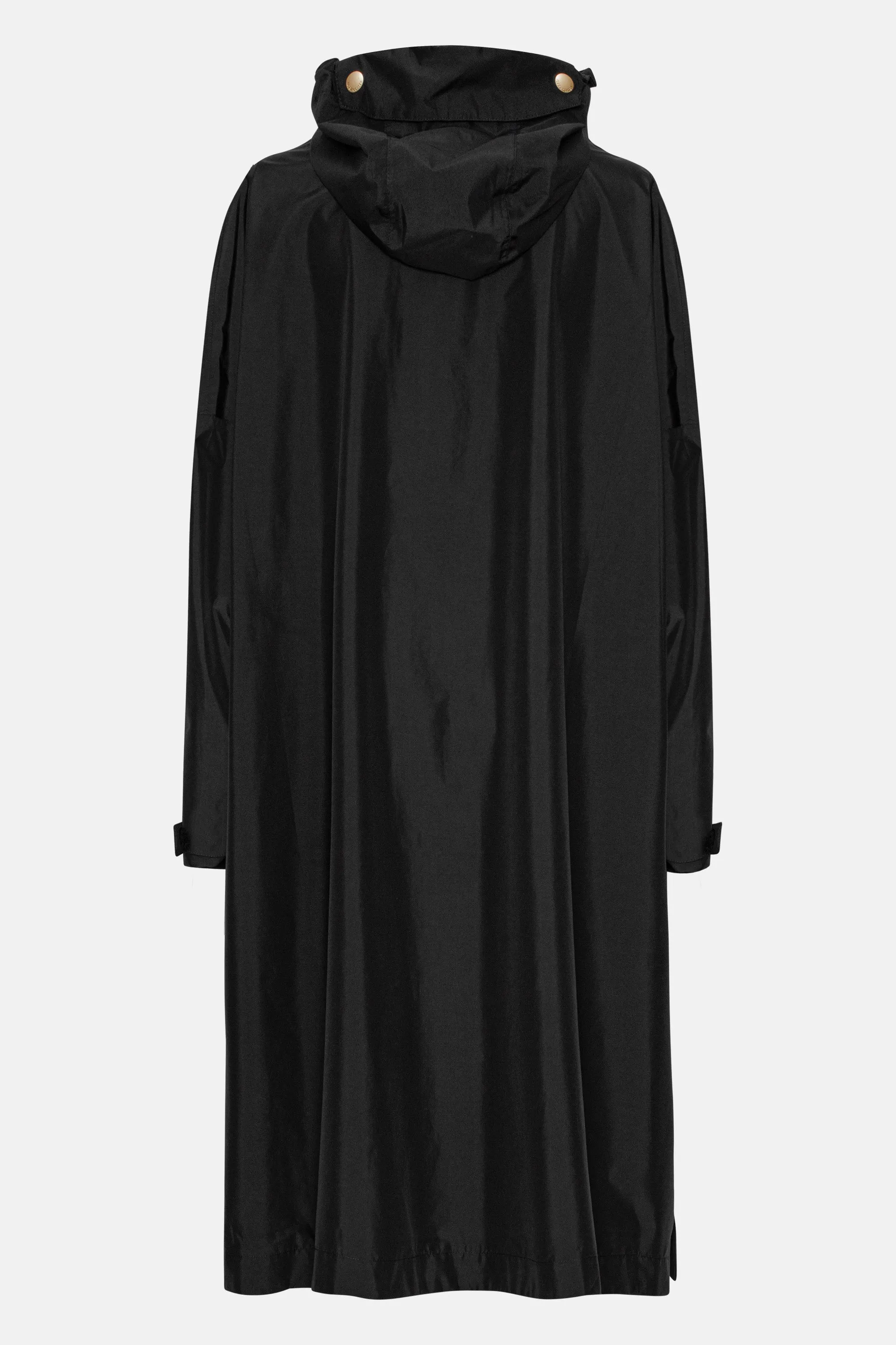 Poncho w. Sleeves - Black