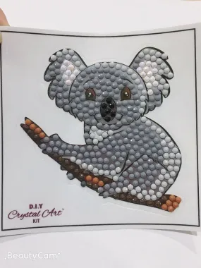 "Koala" Crystal Art Motif (With tools)