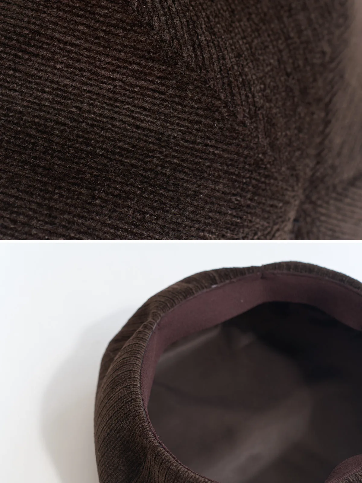 "Velvet Cloud" Beret Hat - Chocolate