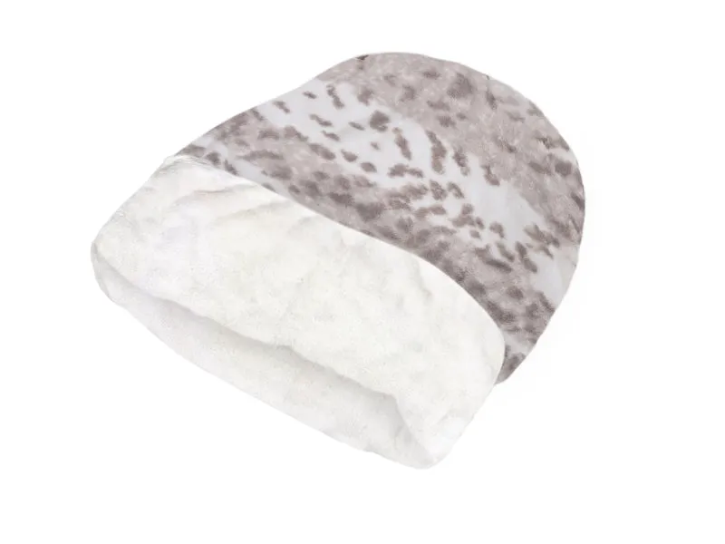 Soft Platinum Snow Leopard Cuddle Cup