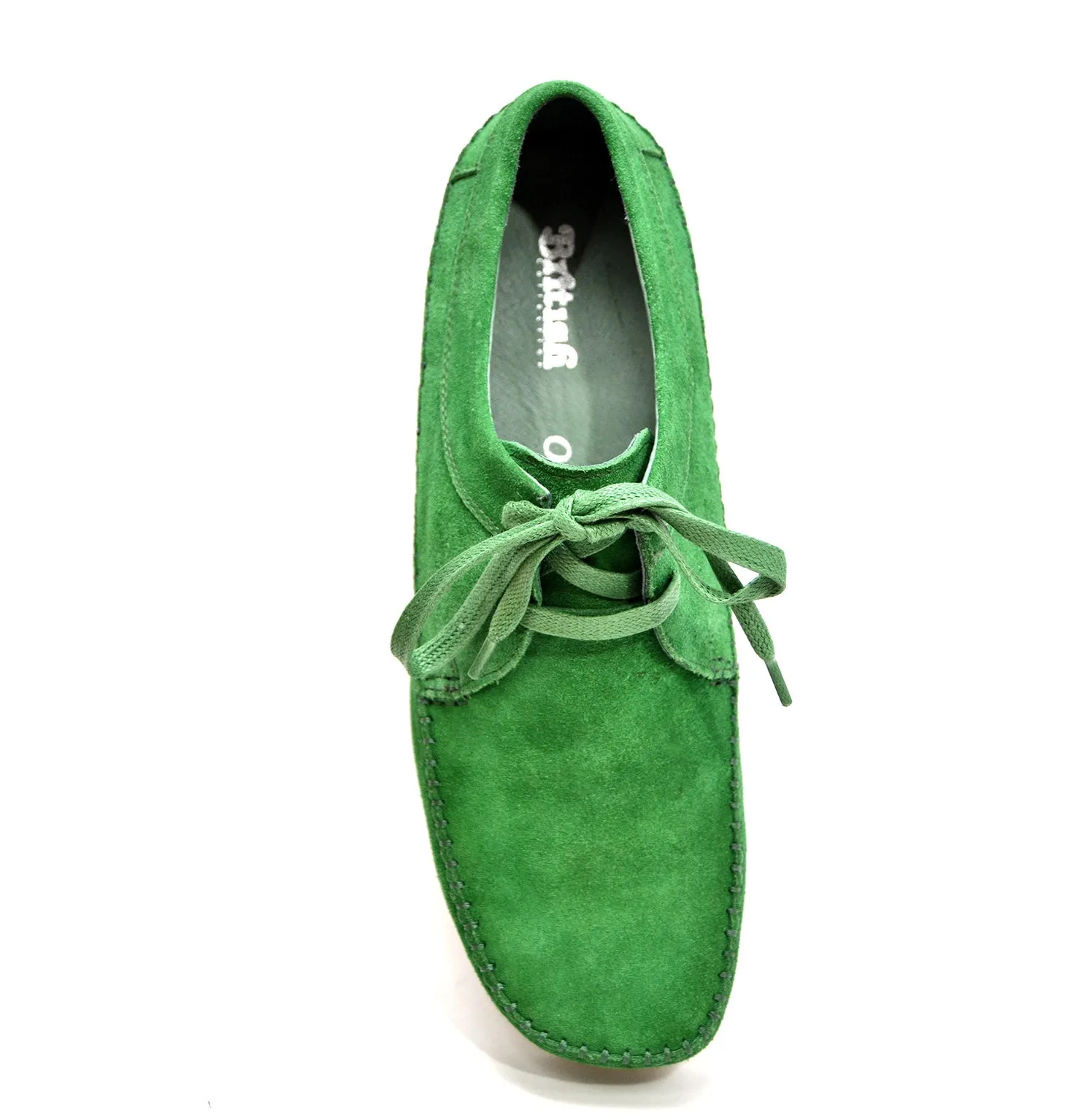 Somerset-Low by British Collections - Handcrafted Suede Vintage Lace-Up Shoe