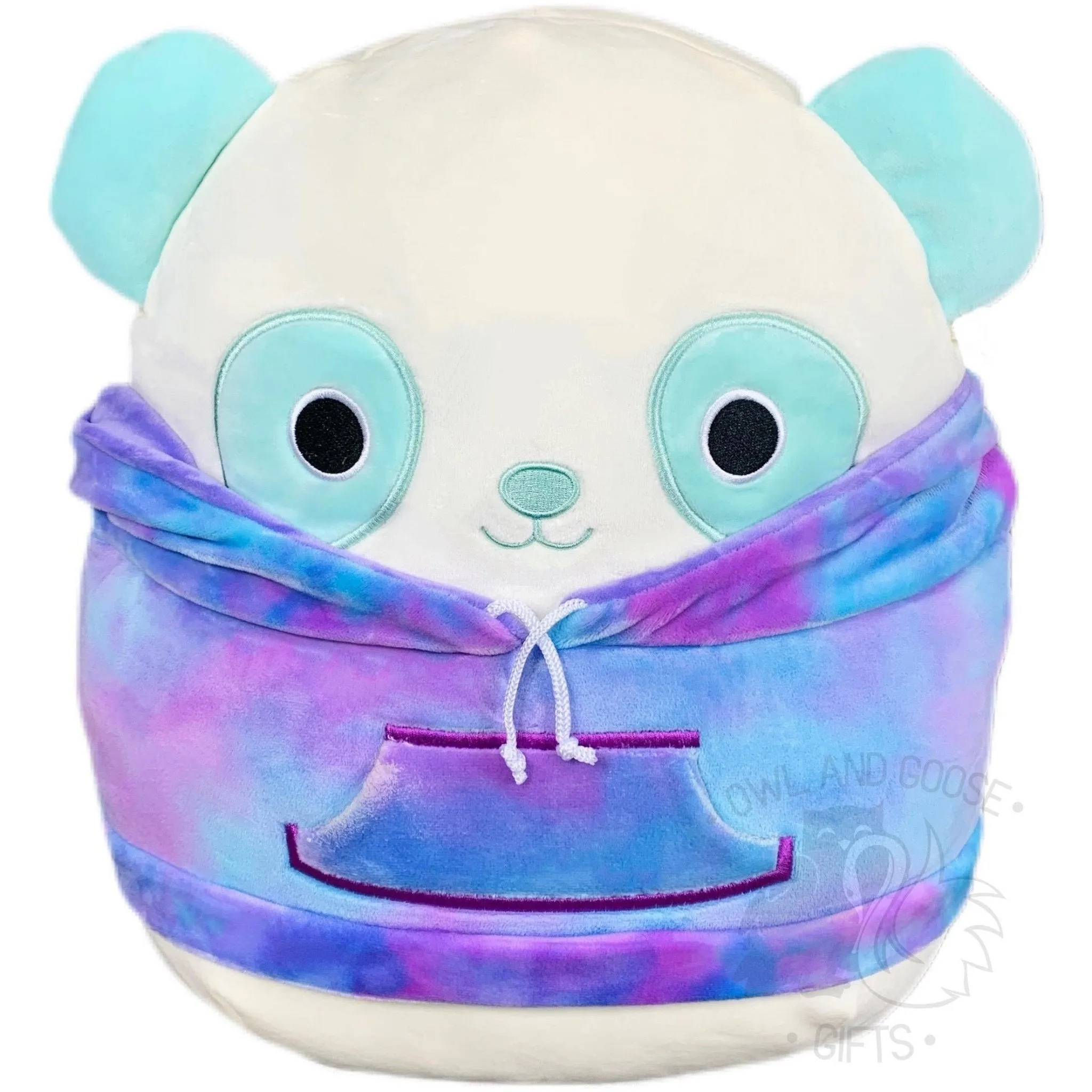 Squishmallow 12 Inch Sissy the Panda Hoodie Squad Plush Toy