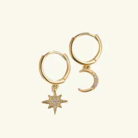 Star & Moon Earrings