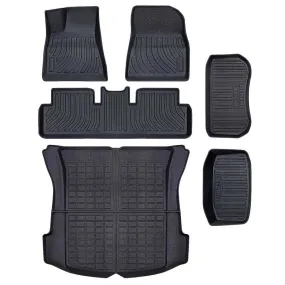 TAPTES All Weather Floor Mats for Tesla Model 3 2023 2022 2021, Floor Liners for Tesla Model 3