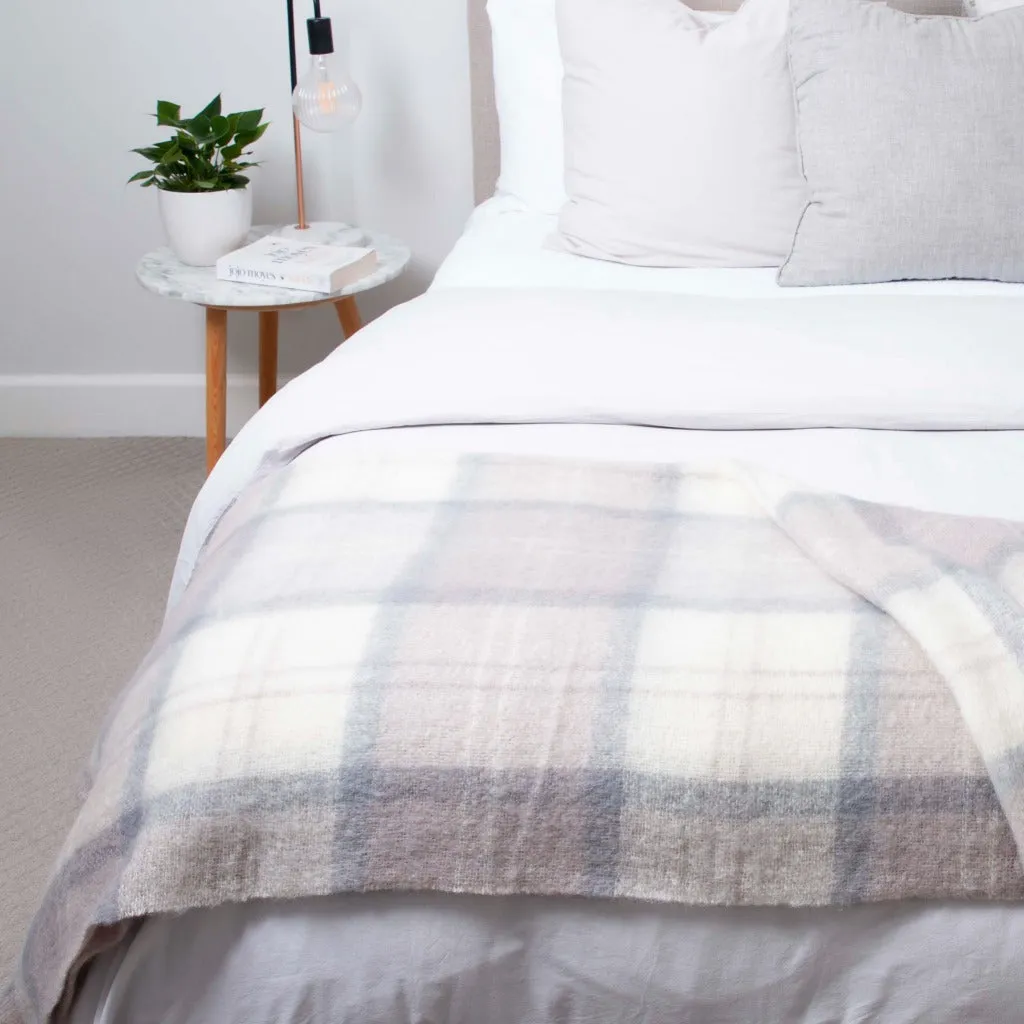 Wanaka Earth Mohair Throw