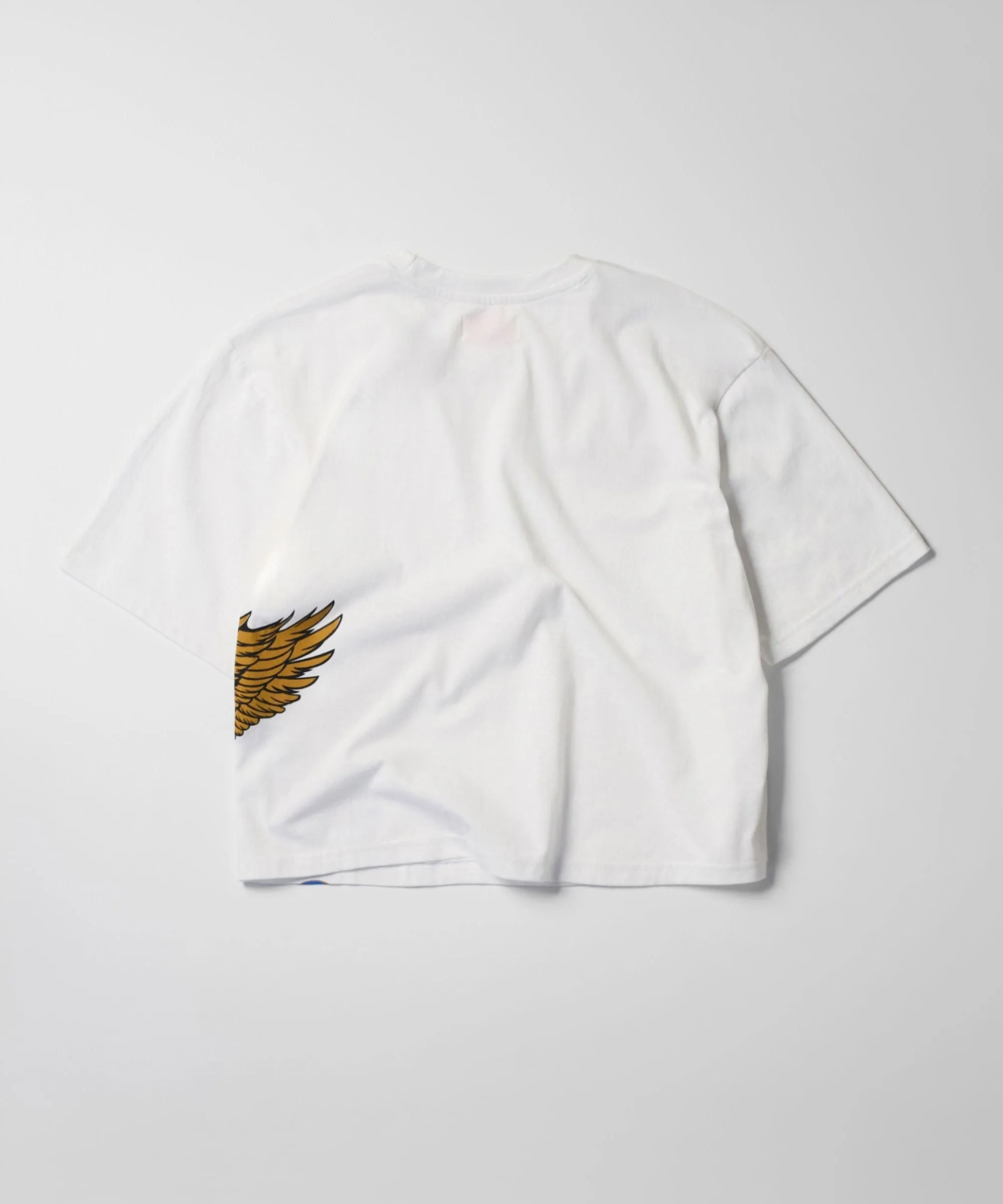 Women Wild Ones Eagle Cropped Short Sleeve Tee - White